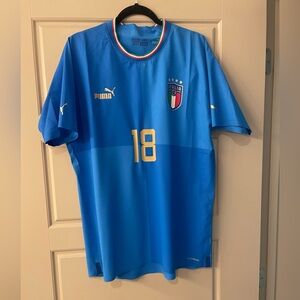 Italy 22/23 Home Jersey- Barella #18 XL